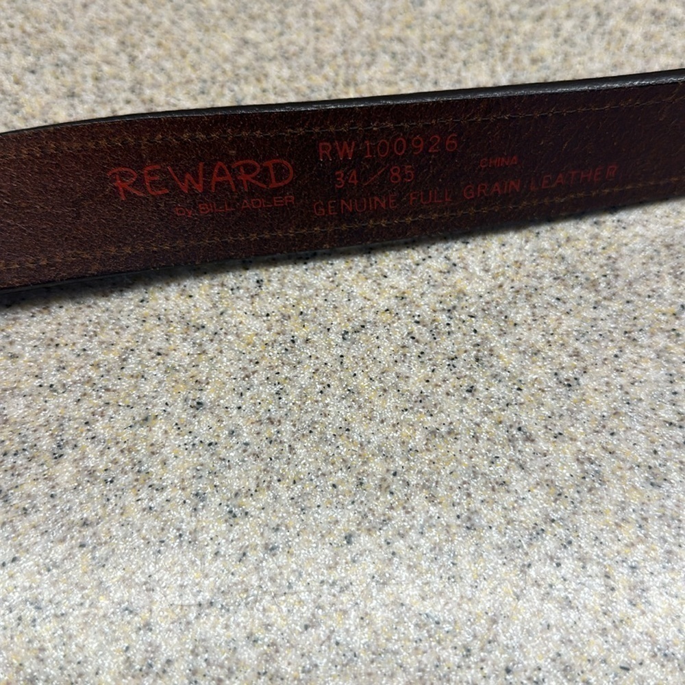 Bill Adler Reward genuine leather belt for jeans - Picture 6 of 10